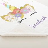 Unicorn Sherpa Blankets Sherpadecke (3/4)