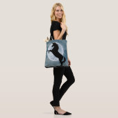 Unicorn Silhouette Full Moon Night Sky, ZKOA Tasche (Am Model)