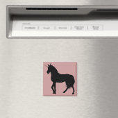 Unicorn Silhouette Magnet (In Situ (Geschirrspüler))