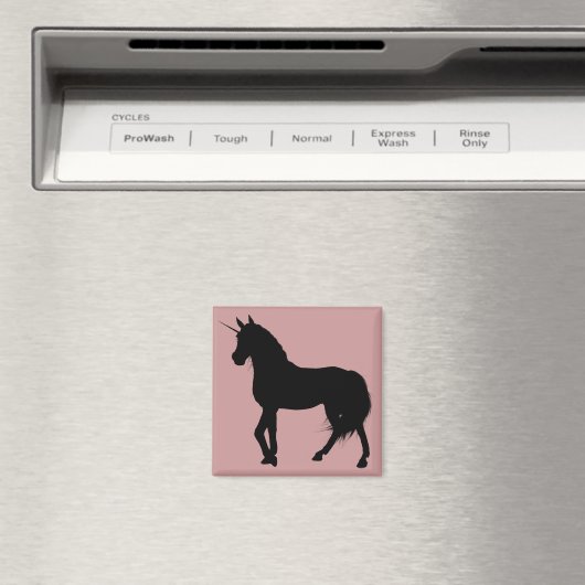Unicorn Silhouette Magnet (In Situ (Geschirrspüler))