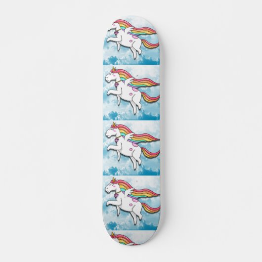 Unicorn Skateboard Deck (Vorne)