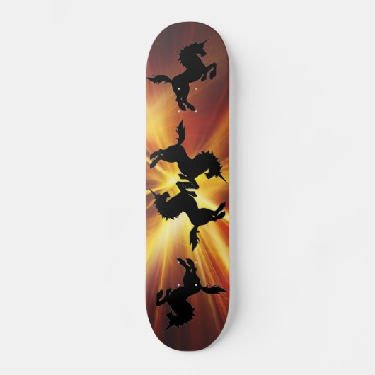 Unicorn-Skateboard Skateboard (Vorderseite)