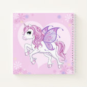 Unicorn Sketchbook Notebook Notizblock (Rückseite)