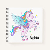 Unicorn Sketchbook Notebook Notizblock (Vorderseite)