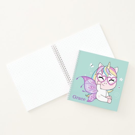 Unicorn Sketchbook Notebook Notizblock (Innenseite)
