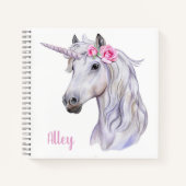Unicorn Sketchbook Notebook Notizblock (Vorderseite)