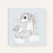 Unicorn Sketchbook Notebook Notizblock (Vorderseite)