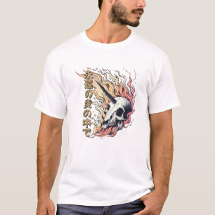Unicorn Skull - In den Ewigen Flammen T-Shirt