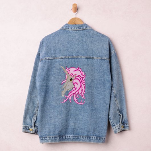 Unicorn Skull Jeansjacke (Hangar)