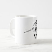 Unicorn Skull Kaffeetasse (Vorderseite Links)