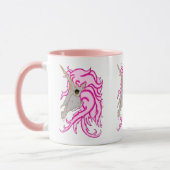 Unicorn Skull Tasse (Links)