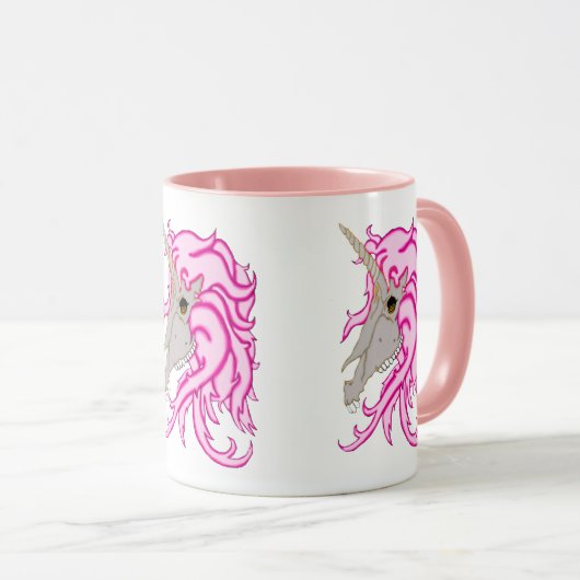 Unicorn Skull Tasse (VorderseiteRechts)