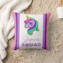 Unicorn Sleepover Squad Pyjama Party Geschenk
