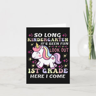Unicorn so lange Kindergarten sein Been Spaß Ausbl Karte