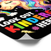 Unicorn So Long Pre K Graduation Kindergarten Here Poster (Ecke)