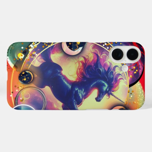 Unicorn Space Phone Case (Rückseite (Horizontal))
