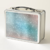 Unicorn Sparkle Metall Brotdose (Rückseite)