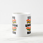 Unicorn-Speck-lustige Tasse oder Reise-Tasse (Mittel)