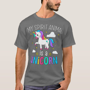 Unicorn Spirit Animal Fantasy Fairytale Liebhaber  T-Shirt