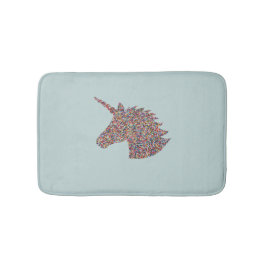 Unicorn Sprinkles Türkis Bath Mat Badematte
