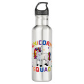 Unicorn Squad Edelstahlflasche (Vorderseite)