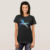 Unicorn Squad Galaxy Galactic Space Flying T-Shirt (Vorne ganz)