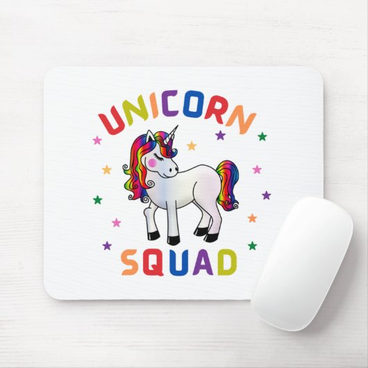 Unicorn Squad Mousepad (Mit Mouse)