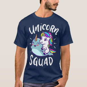 Unicorn Squad Narwhal Funny Niedliche Geburtstag P T-Shirt