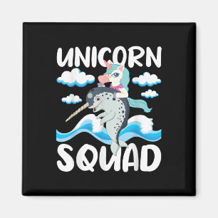 Unicorn Squad - Narwhal Lover Einicorn Lover Magnet