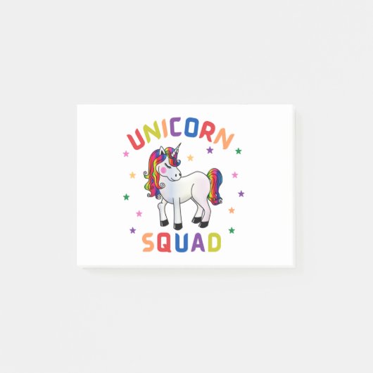 Unicorn Squad Post-it Klebezettel (Vorderseite)