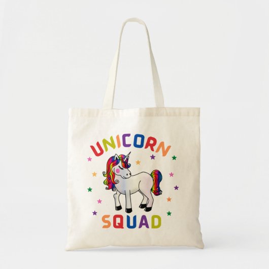 Unicorn Squad Tragetasche (Vorne)