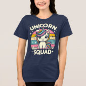 Unicorn Squad Tri-Blend Shirt (Vorderseite)