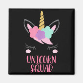 Unicorn Squad Unicorn Gift  Magnet (Vorne)