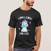 Unicorn Squad Unicorn Tragemaske T-Shirt (Vorderseite)