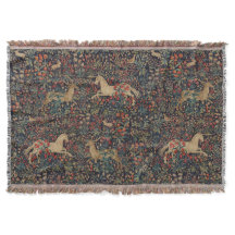 Unicorn Stag Deer Mitternacht Blumengarten