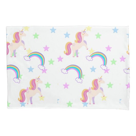 Unicorn Standard Pillow Case Kissenbezug (Vorderseite)