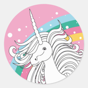 UNICORN STICKER PINK