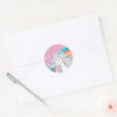 UNICORN STICKER PINK (Umschlag)