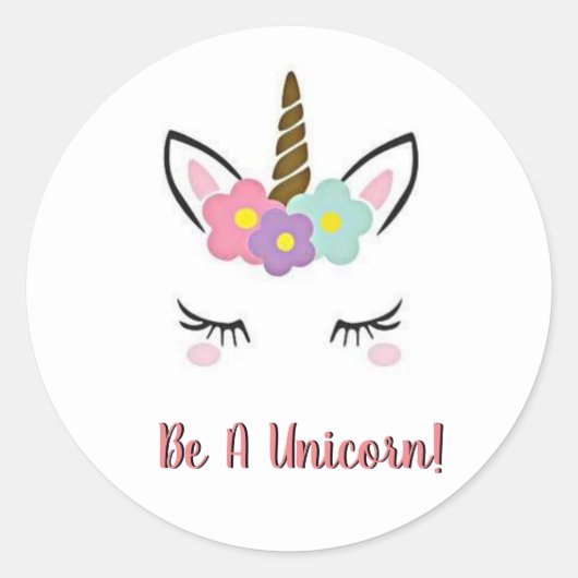 Unicorn stickers (Vorderseite)