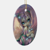 Unicorn Sunset Ceramic Ornament (Rechts)