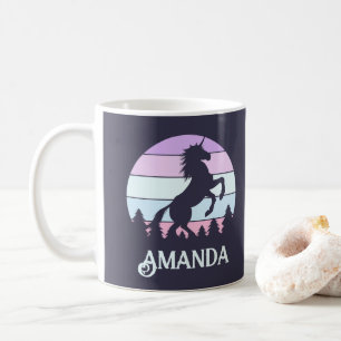 Unicorn Sunset Personalisierte Mug Kaffeetasse