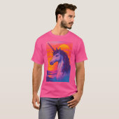 Unicorn Sunset Vibes T-Shirt (Vorne ganz)