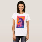 Unicorn Sunset Vibes T-Shirt (Vorne ganz)