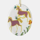 Unicorn Sunshine Keramik Ornament (Rechts)