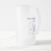 Unicorn Superpower Mattglas Bierglas (VorderseiteRechts)