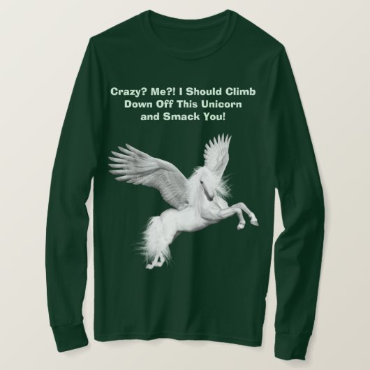 Unicorn Sweatshirt T-Shirt (Design vorne)