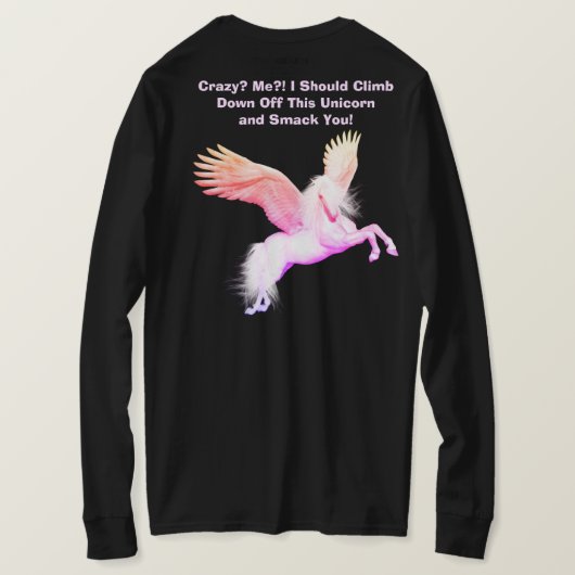 Unicorn Sweatshirt T-Shirt (Design Rückseite)