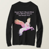 Unicorn Sweatshirt T-Shirt (Design vorne)