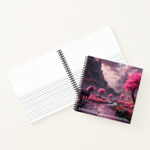 Unicorn Symbolismus Hardcover Notizblock