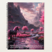 Unicorn Symbolismus-Kalender Planer (Vorderseite)